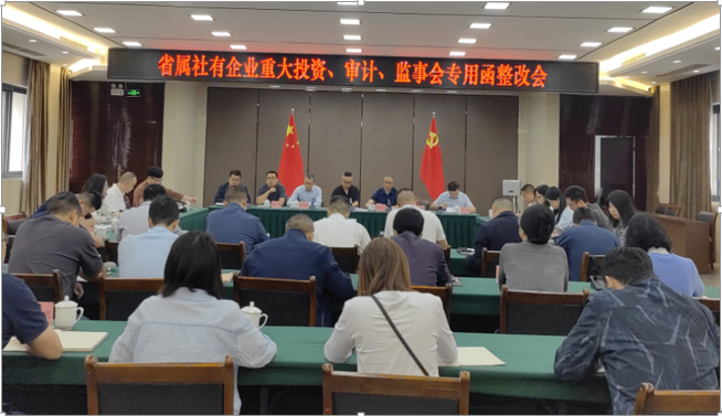 四川省供銷投資集團省屬社有企業重大投資、審計、監事會專用函整改會議
