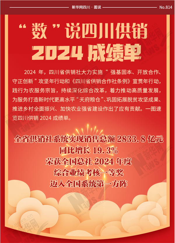 新華網(wǎng)圖表|“數(shù)”說四川供銷2024成績單