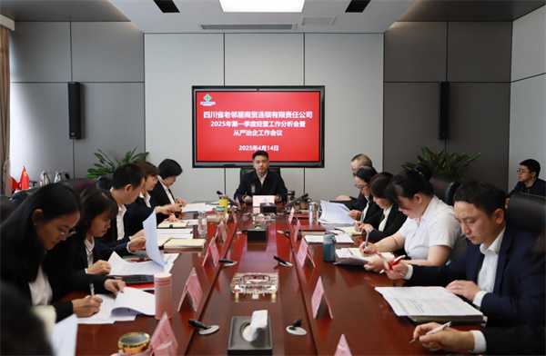 省老鄰居公司召開2025年第一季度經(jīng)營(yíng)工作分析會(huì)暨從嚴(yán)治企工作會(huì)議